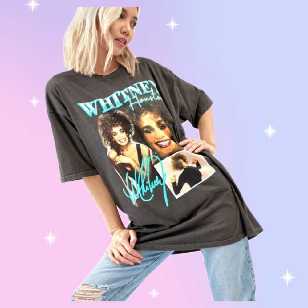 Retro Whitney Houston Graphic Tee